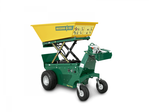 Minidumper con descarga en altura