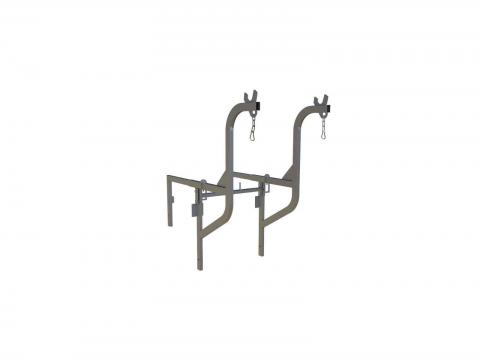 Soporte boca para tubos desescombro