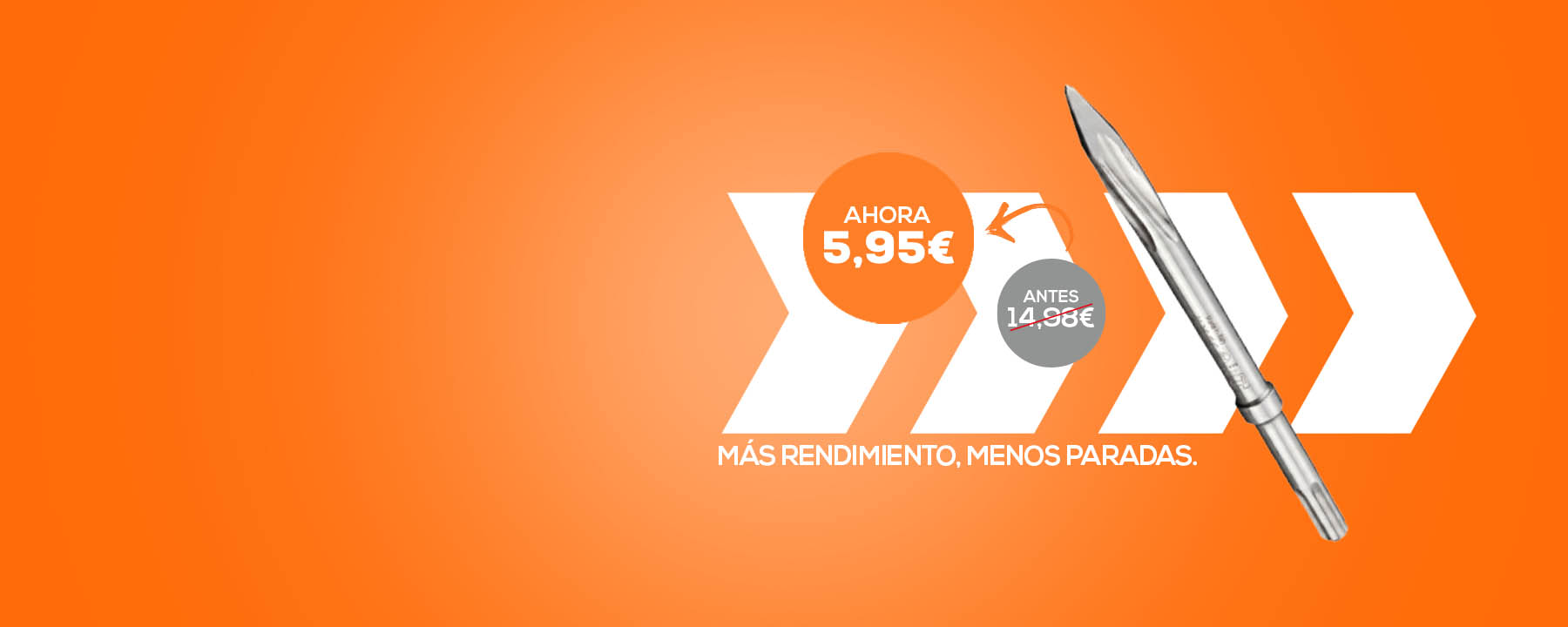 Compra punteros SDS-MAX autoafilables