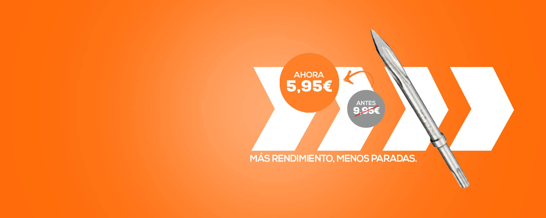 Compra punteros SDS-MAX autoafilables